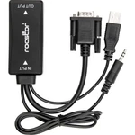 Rocstor Y10A218-B1 Premium Vga Hdmi Adapter With Usb Audio 3.5MM. Fixed Price $43.95.