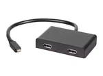 Monoprice 2-PORT Mini Displayport 1.2 To Multi-stream Transport Hub. Fixed Price $40.00.