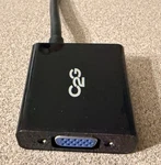 C2G Active Hdmi To Vga Adapter Converter Dongle - 1080P Model 41350. Fixed Price $8.95.