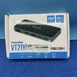 Visiontek VT200 Portable Usb-c Dual Monitor Hub 1X Dp, Hdmi, Vga, 2X. Fixed Price $24.98.