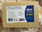 Tripp Lite Uhd 4KX2K Hdmi De-embedder/extractor #P130-000-AUDIO. Fixed Price $39.95.