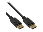 Inline Displayport Cable Male / 1M 4K2K Uhd Fullhd Gold 17101P. Fixed Price $12.80.