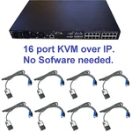 Ibm GCM2 39M2878 1735-GX2 16 Port Kvm Ip Switch + 8X 39M2899 Usb Cable Modules. Fixed Price $234.37.