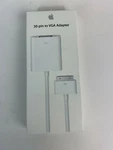 Genuine Apple 30-PIN To Vga Adapter Cable A1368 For Ipad, Ipod, Iphone. Fixed Price $7.75.