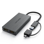 Wavlink Usb 3.0 C Hdmi Adapter, Splitter For Dual Monitors, Un.... Fixed Price $72.70.