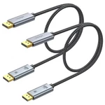 Ureegle 8K Displayport Cable 1.4: 1.5FT Gold-plated Short Dp Cord Feet. Fixed Price $23.55.