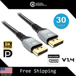 Gigacord Long Displayport Cable 1.4 Dp Male 4K 8K 32.4GBPS Braided, 30FT. Fixed Price $34.99.