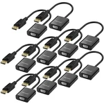 (dp) To Vga Adapter, 10 Pack, Gold-plated Ada.... Fixed Price $93.32.