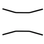 Black 1.0" Small Straight Drag Handlebar For Harley Touring Throttle By Cable. Fixed Price $39.95.