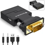 Vga Hdmi Adapter With Audio, Uni-direction (source) (tv/monitor),. Fixed Price $26.99.