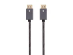 Monoprice 8K Displayport 1.4 Easyplug Braided Cable - 12 Feet Gray, 32.4 Gbps. Fixed Price $19.99.
