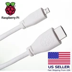 Official Raspberry Pi Micro-hdmi To (a/m) Cable 1M (for 4, 5, 500, Zero). Fixed Price $14.95.
