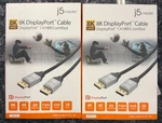 Brand New J5 Create 8K Displayport Cable 1.4 HBR3 Certified 2 - Pack On Sale !!. Fixed Price $25.00.