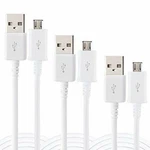 3 Pack Fast Charge Micro Usb Cable Quick Charging Sync Cord For Android Wht. Fixed Price $11.97.