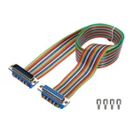 Meccanixity 1 Pcs Idc Rainbow Wire Flat Ribbon Cable DB25 To Female.... Fixed Price $13.95.
