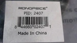 CL2 Dual Link Dvi-d Cable Black 3 Foot Kength (lot Of 2) Monoprice Pid: 2407. Fixed Price $12.00.