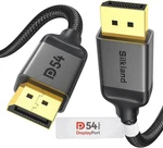 Silkland 54GBPS Displayport Cable 2.1 Vesa Certified , Dp 6.6FT. Fixed Price $16.90.