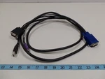 Copartner E119932-T Vga Cable With Usb & PS2 Connectors Awm 20276 80 30V VW-1. Fixed Price $19.99.