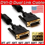 Cable Digital Dual Link Dvi-d Cord Hdtv Projector Monitor Lot. Fixed Price $10.99.