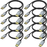 Uv-cable Cables Adapter 10-PACK, 6FT Braided, Dp To .... Fixed Price $89.77.