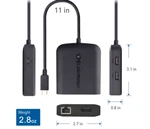 Cable Matters Usb-c To Displayport Multiport Adapter Power Delivery 201046 C21. Fixed Price $44.99.