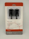 New Ativa 833-505 Double Shielded 3.05M Pc 15-PIN 10FT Svga Monitor Cable. Fixed Price $6.99.