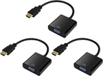 Hdmi To Vga, Gold-plated Adapter (male Female) For Computer, Desk. Fixed Price $18.95.