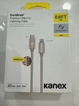Kanex Durabraid Premium Usb-c To Light Cable K157-1025-RGF4 2M Gold. Fixed Price $5.37.