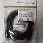 Rocstor Displayport Hdmi Cable 10FT 4K Video Adapter Y10C261-B1. Fixed Price $14.99.