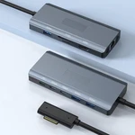 New Ms Surface Dock 11-IN-1, 4K 60HZ Hdmi, Usb-c, Usb-a, Ethernet, Card Reader. Fixed Price $112.35.