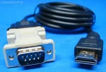 Seller New Hdmi To DB9 Serial Vga RS232 9-PIN Adapter Cable Lead. Getwiredusa. Fixed Price $18.95.