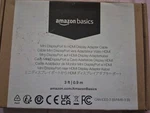Amazonbasics Mini Displayport To Hdmi Cable - Feet (AZDPHD03). Fixed Price $6.99.