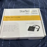 New Startech Hub Usb-c 2X Hdmi Multi-monitor Splitter, MSTCDP122HD. Fixed Price $28.00.