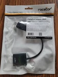 Rocstor Displayport Adapter Vga 15 Pin Y10A102-B1. Fixed Price $7.65.