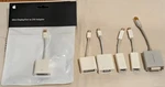 Apple Displayport Adapter Bundle A1433 Ethernet (2) + A1305 Dvi (new) Vga. Fixed Price $45.99.