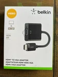 Belkin Hdmi To Vga Adapter 15CM 6 Black AV10170BT - Brand New. Fixed Price $23.99.