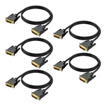 Feet 5PACK To Cable Dvid 24+1 Dual Link 1080P 60HZ Black. Fixed Price $34.44.