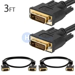 2X Dvi-d Cable Cord M/m Lcd Hdtv Pc Samsung Dell Monitor Male. Fixed Price $15.99.