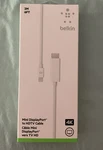 Belkin Mini Display Port To Hdtv Cable - 2M 6 Feet 4K Brand New. Fixed Price $8.99.
