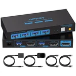 8K 60HZ Displayport Kvm Monitors 2 Computers Usb 3.0 DP1.4 Switches. Fixed Price $49.99.