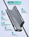 Vako Multiport Usb-c-hub-adapter 9 1 Hdmi Vga Sd Card Inc Micro 3.0 2.0. Fixed Price $14.99.