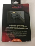 Rocketfish RF-PCC121 Svga / 3.5MM Stereo Audio 6FT Cable. Fixed Price $9.99.