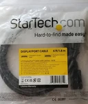 Startech DISPLPORT6L 6FT Displayport Cable With Latches (20-PIN) Male/male. Fixed Price $12.89.