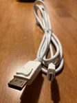 Display To Mini Port Cable E342987 5 Ft White Awm Style 20276 80C 30V. Fixed Price $9.89.