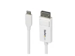 Startech 6FT (2M) Usb-c To Displayport 1.2 Cable, Bidirectional, 4K 60HZ, White. Fixed Price $34.99.
