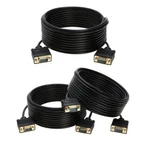 3-PACK- 25FT Svga M/m 15 Pin Cable Tv Video Projector Pc Monitor Hd Display Cord. Fixed Price $27.19.