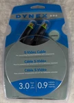 Sealed Dynex S-video Cable DX-AV030 3.0 Feet 0.9 Meters New. Fixed Price $17.95.