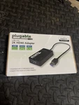 Plugable UGA-2KHDMI 12" Usb 3.0 To Video Graphics Adapter Oem Sealed New. Fixed Price $39.49.