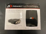 Newertech Usb 3.0/2.0 To Display/audio Adapter NWTVIDU3HDMIDV 1920X1200. Fixed Price $29.00.