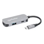 Manhattan Usb-c To Hdmi 3-IN-1 Docking Converter With Power Delivery. Fixed Price $46.45.
